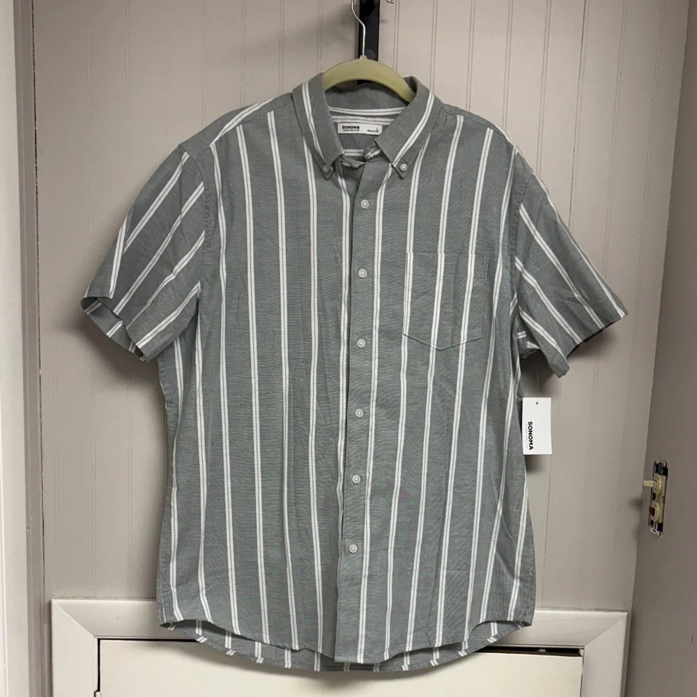 NWT Sonoma Button Down Shirt - Picture 1 of 10